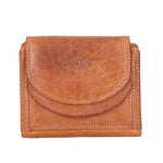 Portafoglio unisex vera pelle Made in Italy Vacchetta Ingrassata SN2827947-TAN Santini Firenze