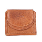 Portafoglio unisex vera pelle Made in Italy Vacchetta Ingrassata SN2827947-TAN Santini Firenze