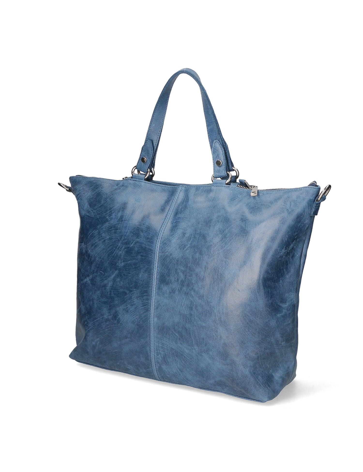 Elisamaria Borsa a spalla da donna Vera pelle 80055-BLU Gave Lux