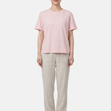 T-shirt in 84% Cotone 16% Elastan Rosa
