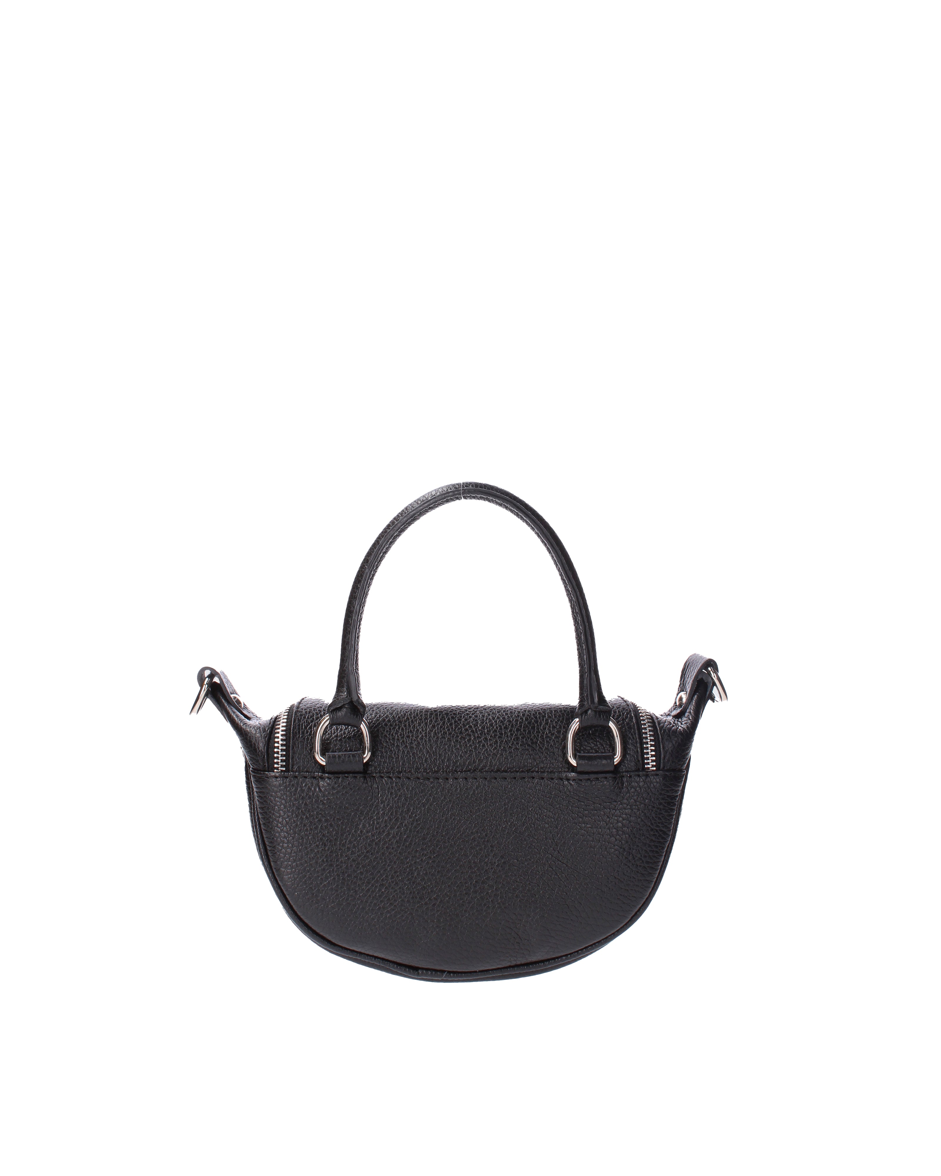 Mae Borsa a mano da donna Vera pelle 07142-D28 NERO Viola Castellani