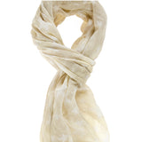 Sole L2013-GIALLO Foulard unisex in cotone e seta Gave Lux