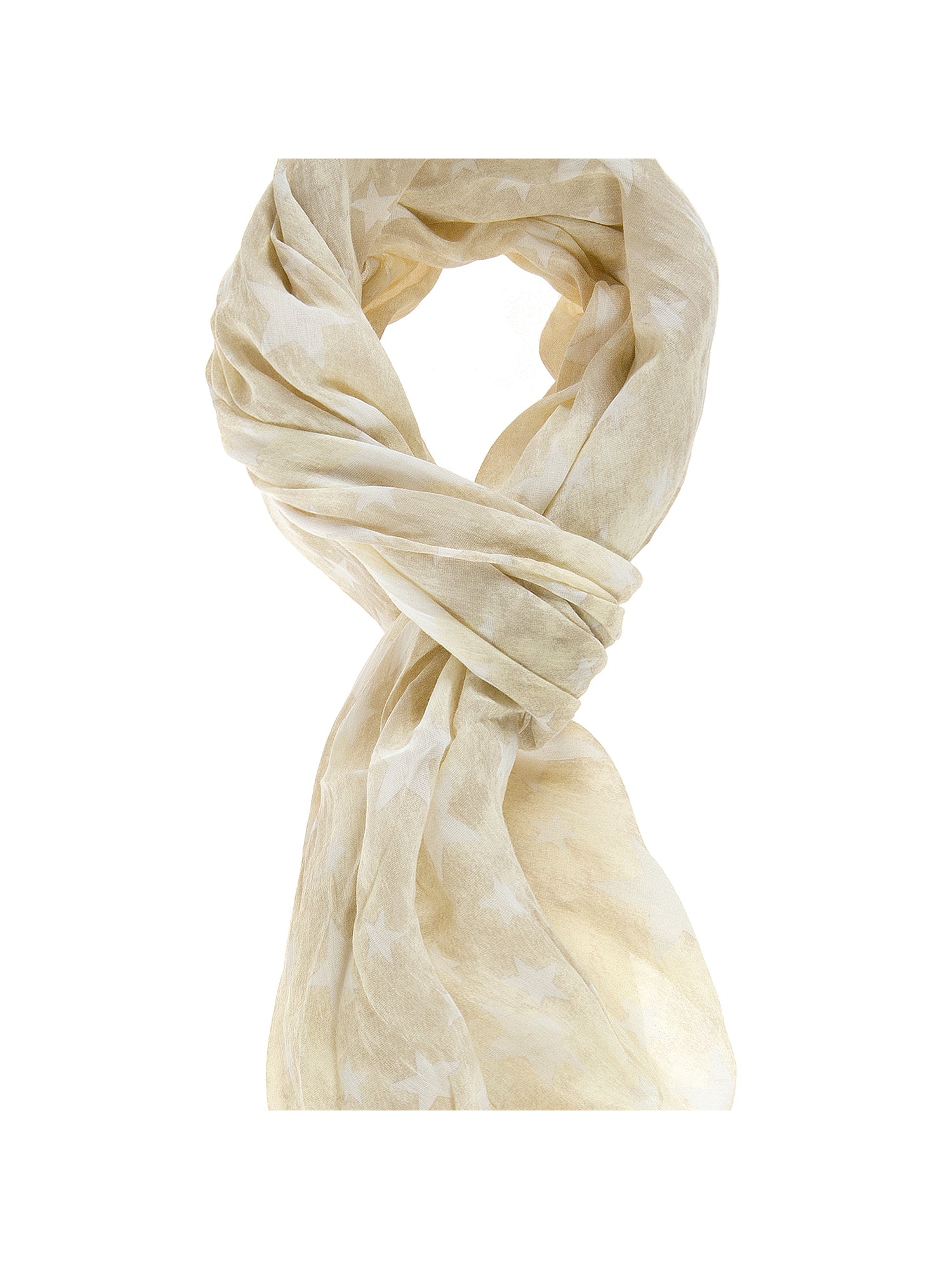 Sole L2013-GIALLO Foulard unisex in cotone e seta Gave Lux
