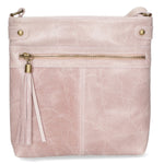 Carmen Borsa a tracolla da donna Vera pelle 10034-ROSA Gave Lux