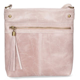 Carmen Borsa a tracolla da donna Vera pelle 10034-ROSA Gave Lux