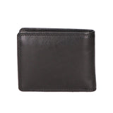 Portafoglio unisex vera pelle Made in Italy Vacchetta Ingrassata SN1828347-BLACK Santini Firenze