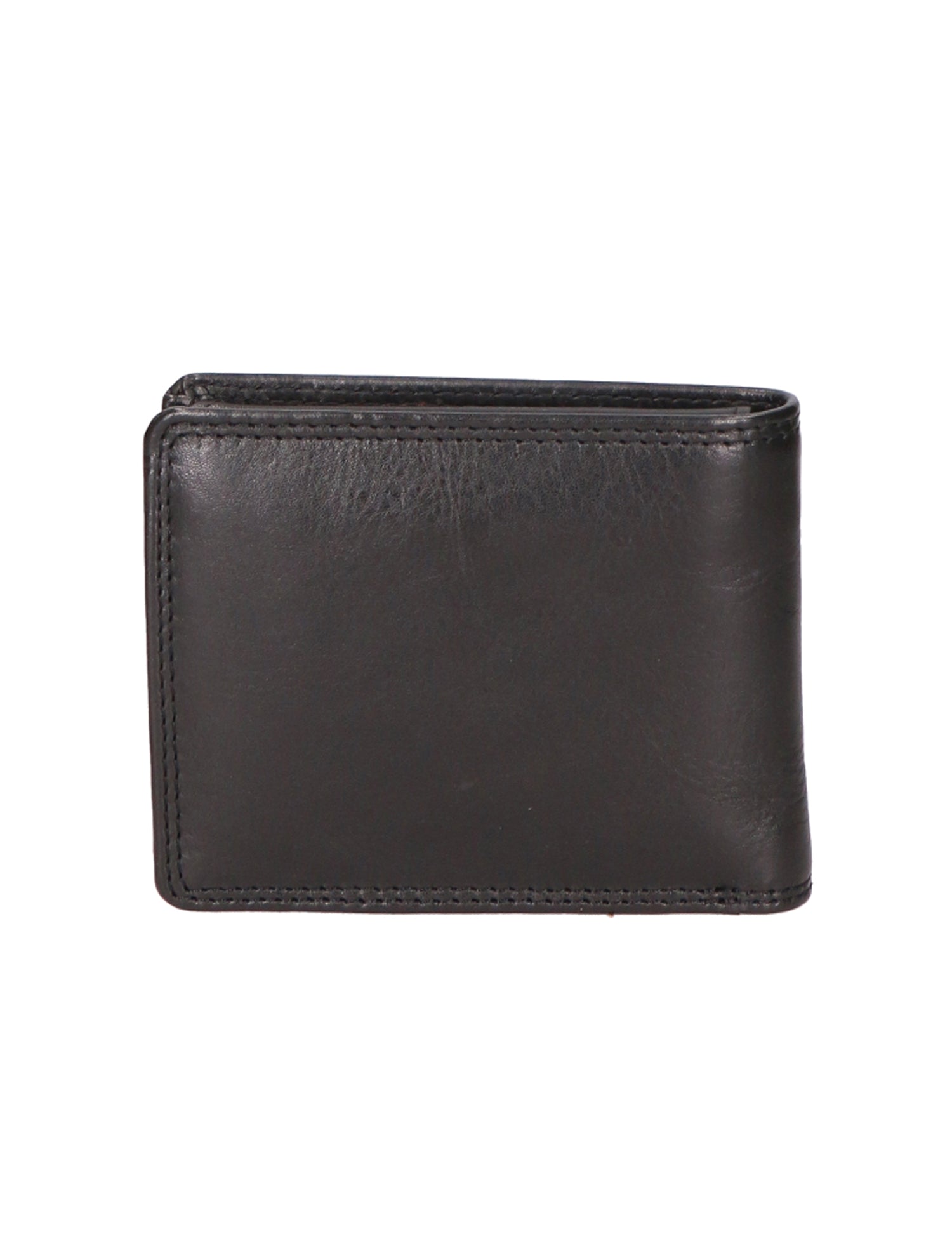 Portafoglio unisex vera pelle Made in Italy Vacchetta Ingrassata SN1828347-BLACK Santini Firenze