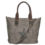 Sabrina Borsa a mano da donna 100% poliestere 8152-GREY Gave Lux