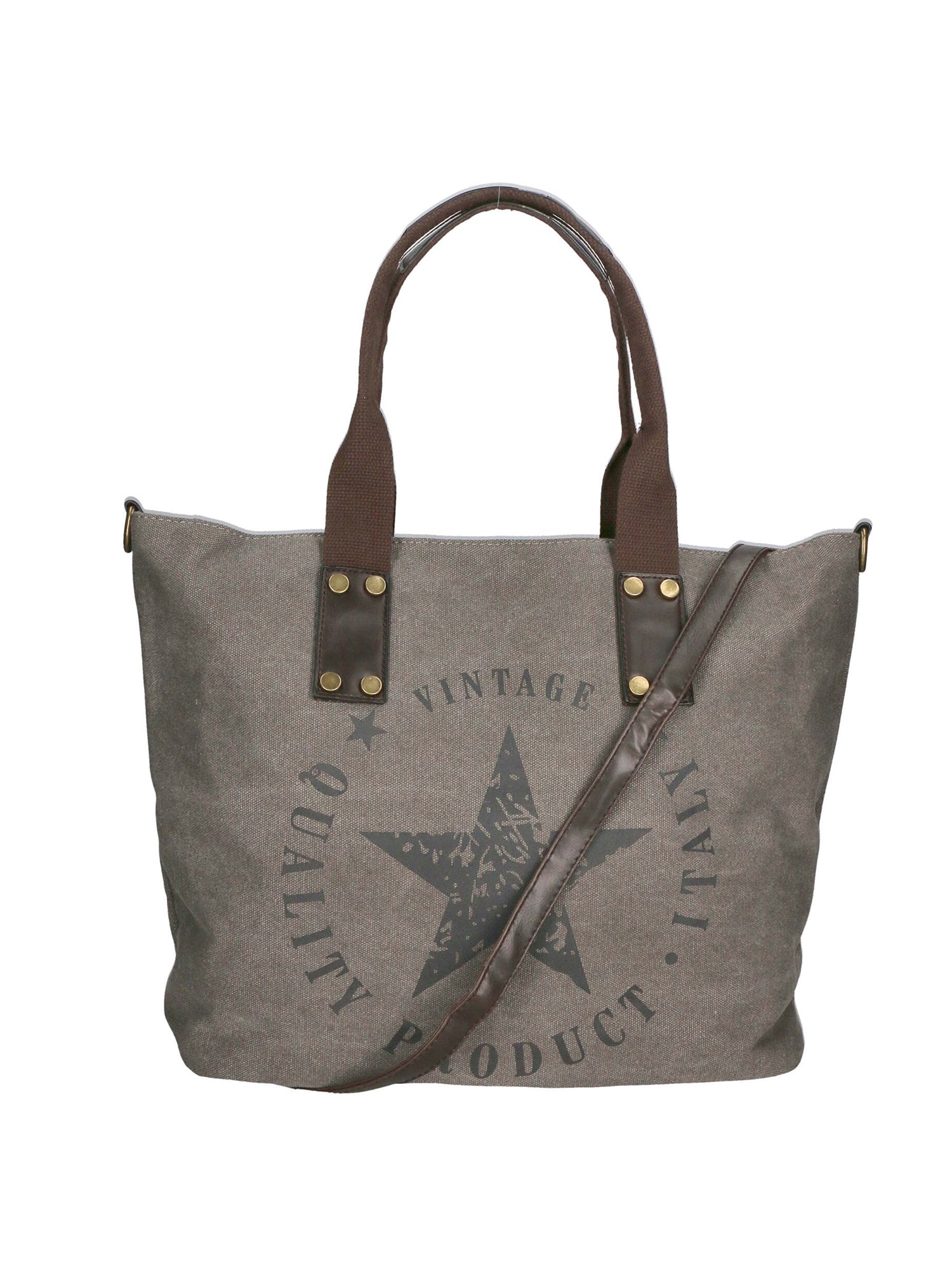 Sabrina Borsa a mano da donna 100% poliestere 8152-GREY Gave Lux