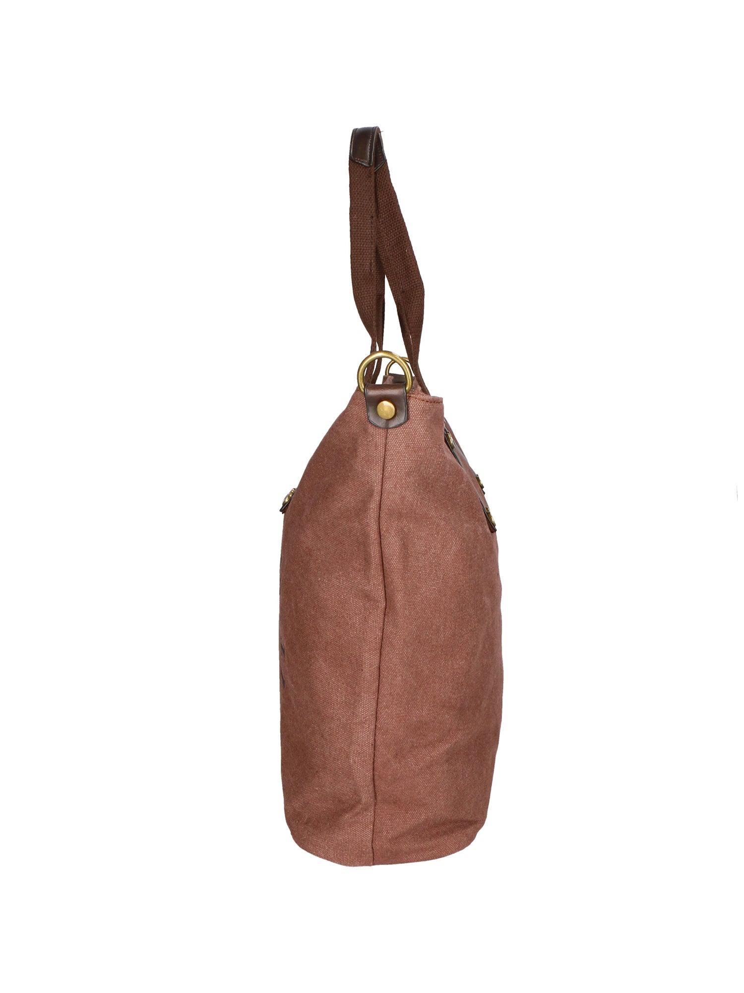 Sabrina Borsa a mano da donna 100% poliestere 8152-COFFEE Gave Lux