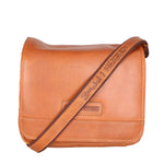 Borsa a tracolla da uomo 100% vera pelle HILB-3201-CUOIO Hill Burry