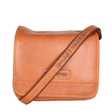 Borsa a tracolla da uomo 100% vera pelle HILB-3201-CUOIO Hill Burry