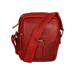 Borsa a tracolla da uomo Vera pelle RFID HILB-HT05-ROSSO Hill Burry