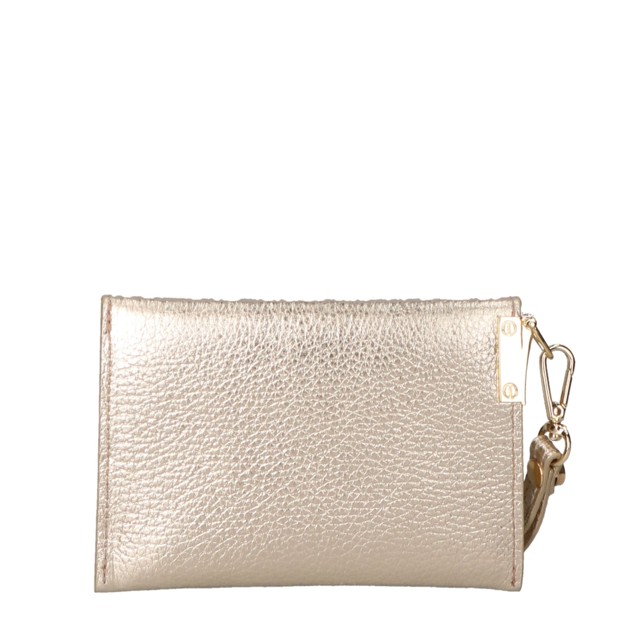 Portafoglio da donna in vera pelle Zip MYB-7049-SS-PLATINO My Best Bag