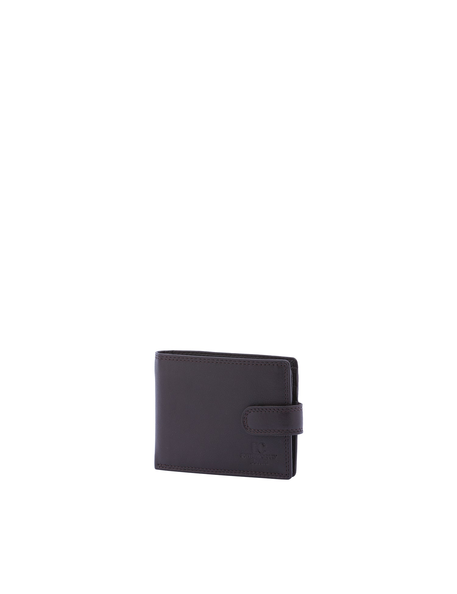 Portafoglio uomo in vera pelle Casual EC7602-56-MARRONE SCURO Enrico Coveri