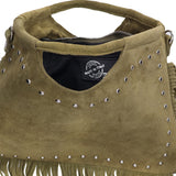 Silvana Borsa a Mano da donna in Pelle Scamosciata