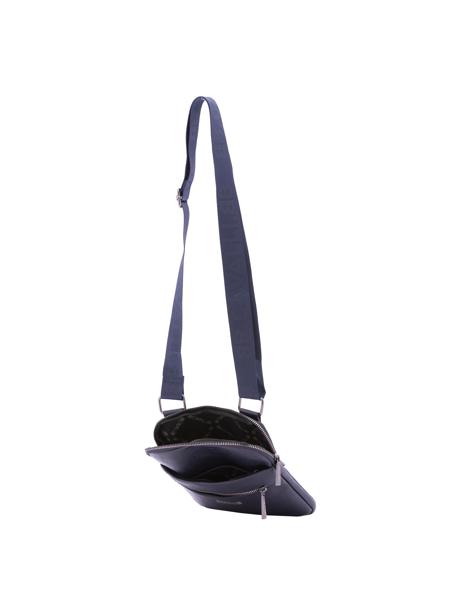 Borsa a tracolla da uomo 100% Poliestere BC1194-BLU B Cavalli