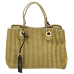Borsa a mano da donna Paglia & Pelle MYB-05167-SS-467+D105 LIME My Best Bag