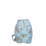 Borsa a tracolla da donna 100% pelle MYB-7013-SS-CIELO G1+P631 CIELO My Best Bag