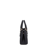 Borsa a Mano in 100% Pu Vegan Leather Nero