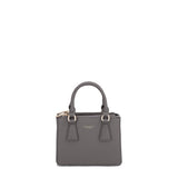Borsa a Mano in 100% Pu Vegan Leather Grigio