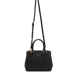 Borsa a Mano in 100% Pu Vegan Leather Nero