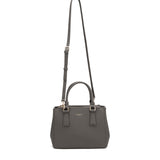 Borsa a Mano in 100% Pu Vegan Leather Grigio