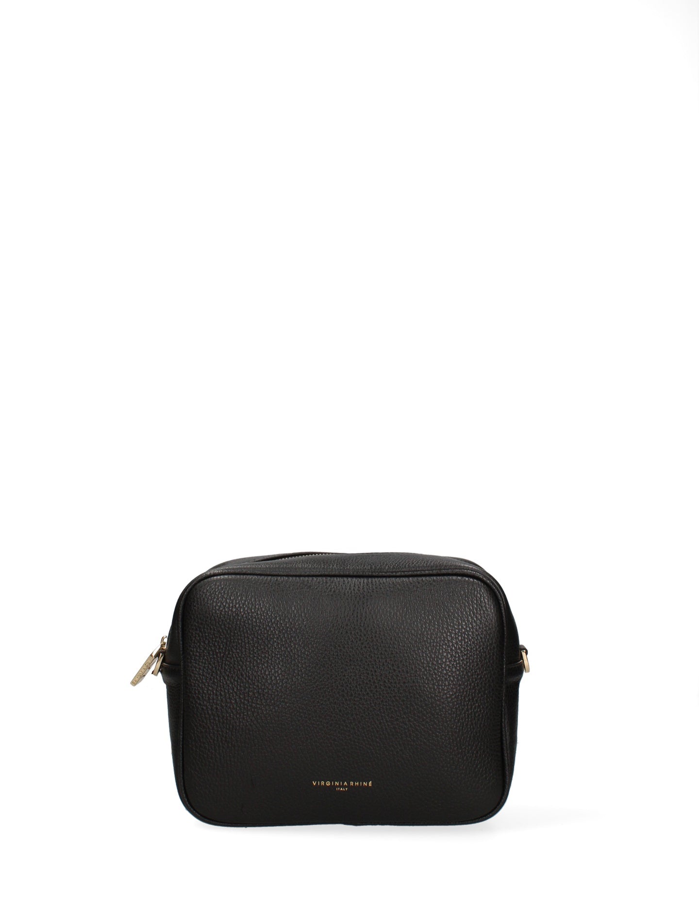 Borsa a Tracolla in Dollaro Leather Nero