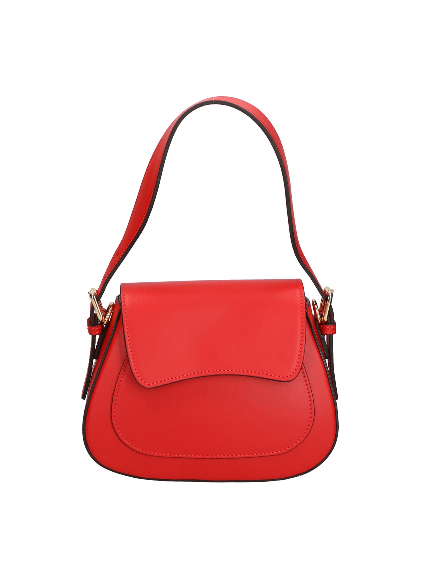 Giulia Borsa a spalla da donna Vera pelle 05958-L214 ROSSO Gave Lux