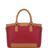 Borsa a Spalla in Pvc Rosso