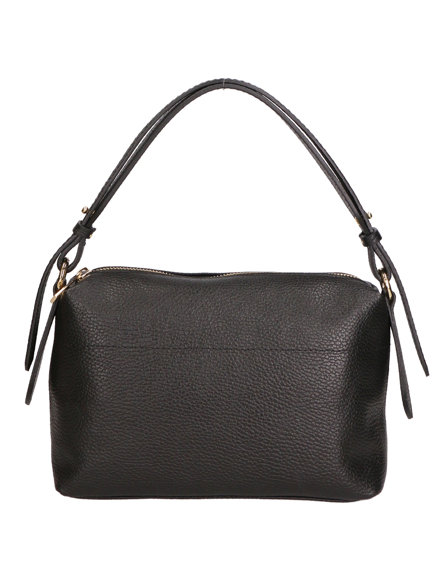 Vivienne Borsa a spalla da donna Vera pelle 06674-D28 NERO + D28 NERO Gave Lux