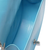 Borsa a mano da donna 100% PVC FLAT ZOE-NORSE BLUE + OFF SILVER Marc Ellis