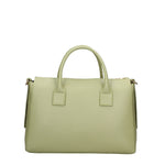 Borsa a Mano in Dollaro Leather Verde Chiaro