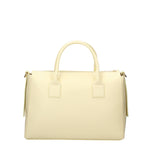 Borsa a Mano in Dollaro Leather Giallo