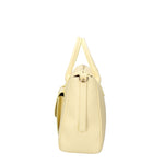 Borsa a Mano in Dollaro Leather Giallo