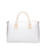 Borsa a Mano in Dollaro Leather Bianco