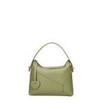 Borsa a Mano in Dollaro Leather Verde