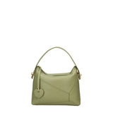 Borsa a Mano in Dollaro Leather Verde