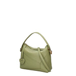 Borsa a Mano in Dollaro Leather Verde