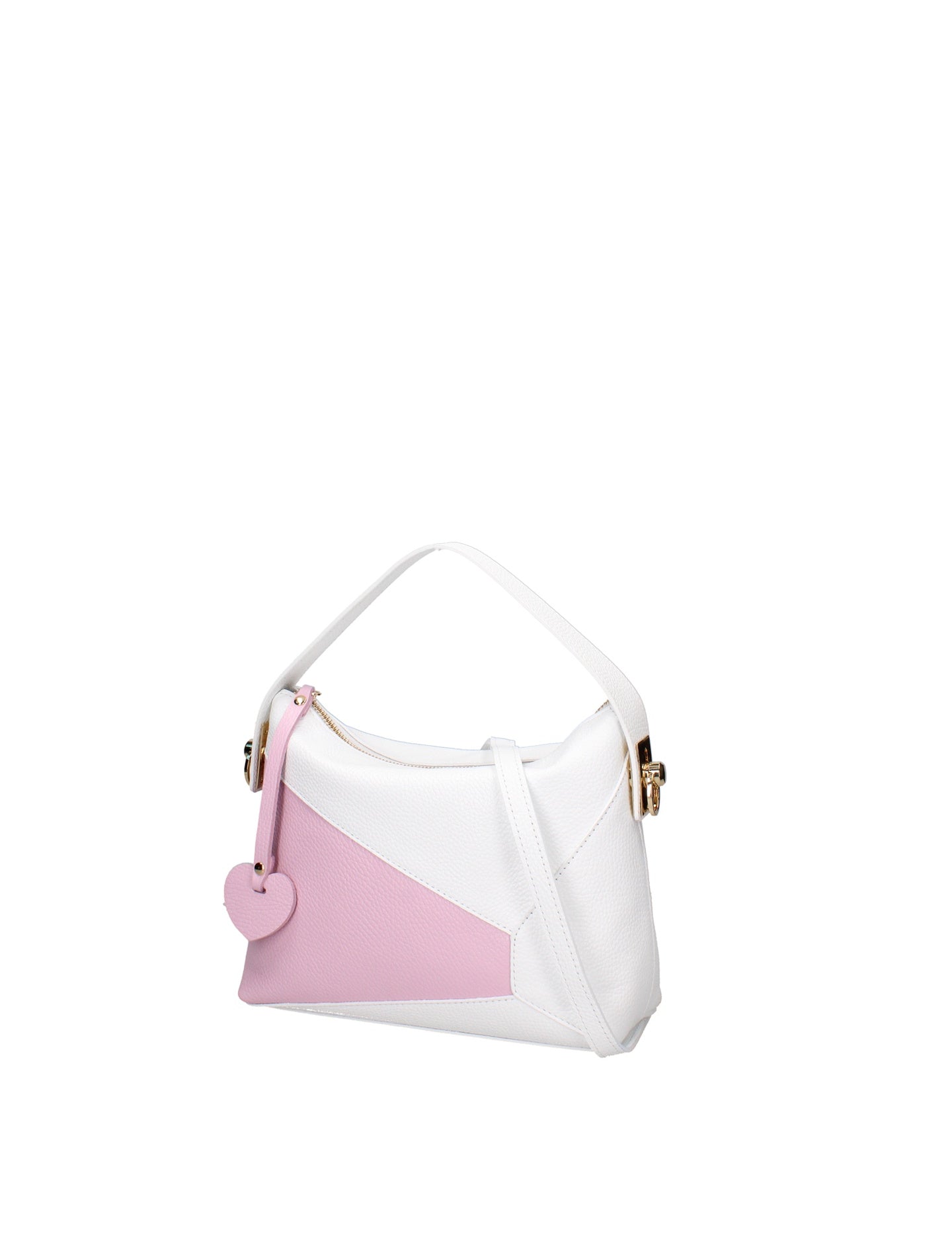 Borsa a Mano in Dollaro Leather Bianco