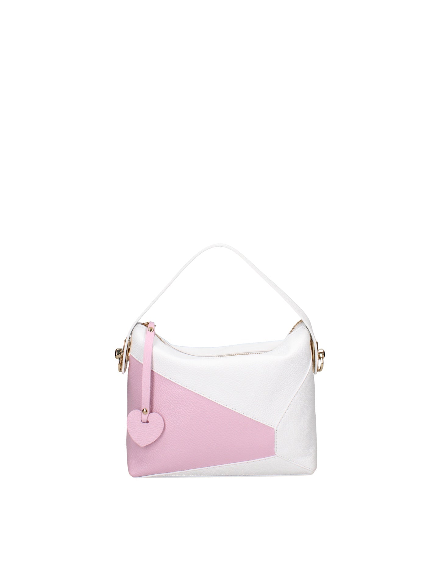 Borsa a Mano in Dollaro Leather Bianco