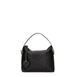 Borsa a Mano in Dollaro Leather Nero