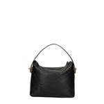 Borsa a Mano in Dollaro Leather Nero