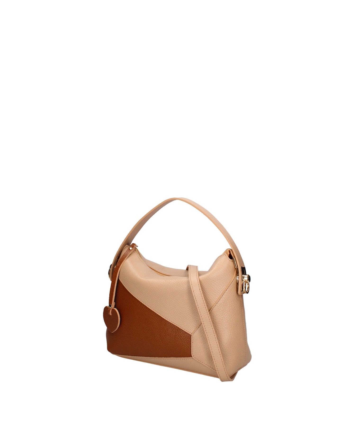 Borsa a Mano in Dollaro Leather Cuoio