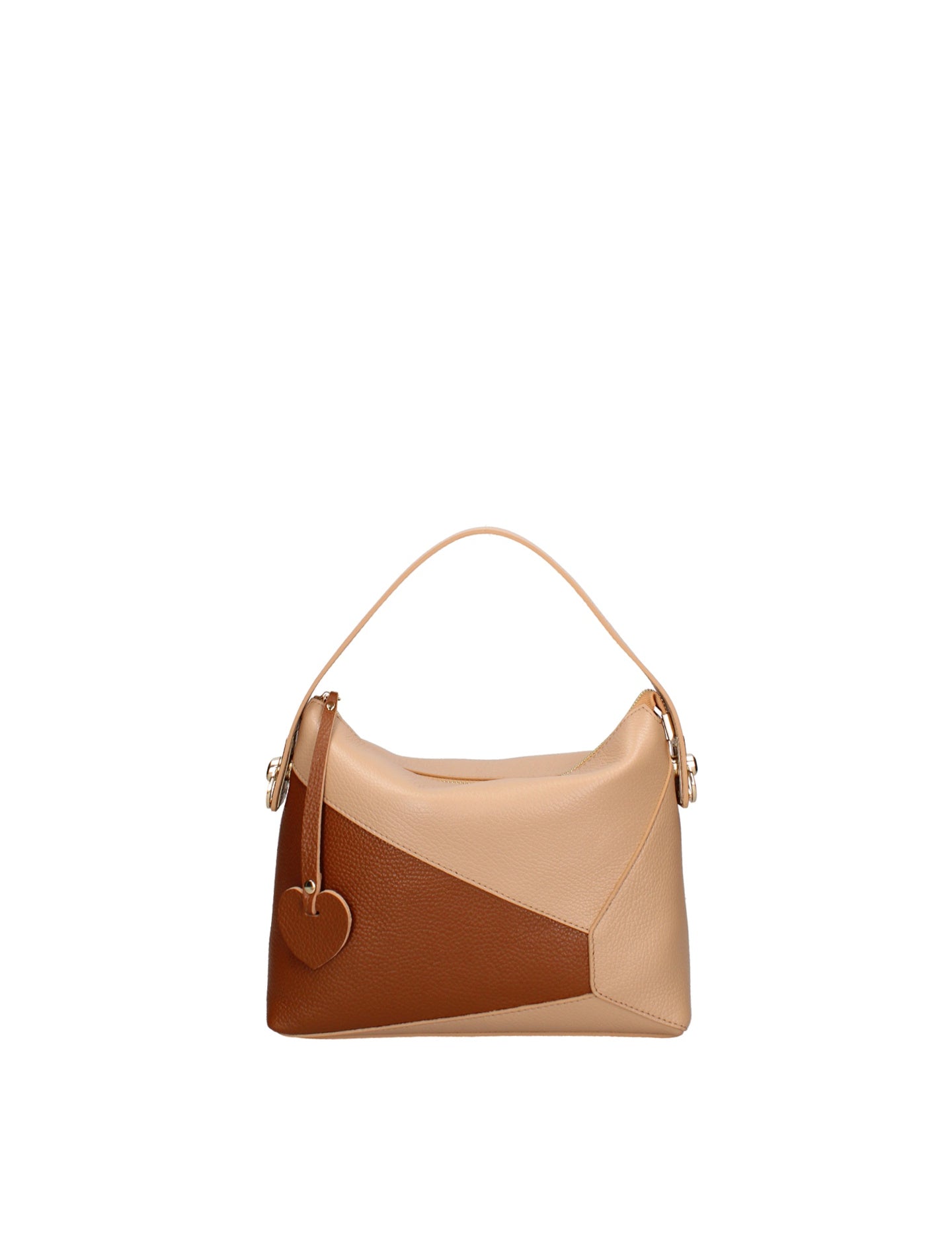 Borsa a Mano in Dollaro Leather Cuoio