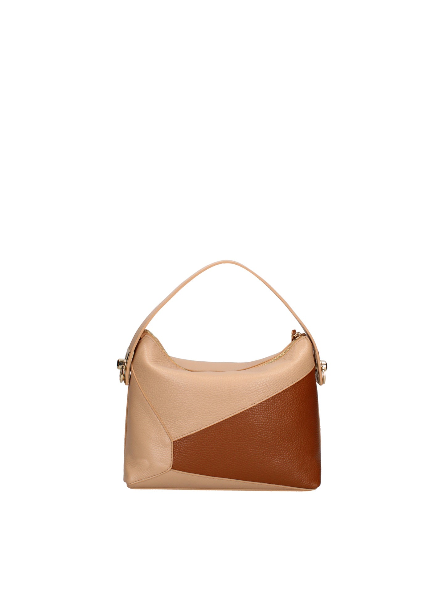 Borsa a Mano in Dollaro Leather Cuoio