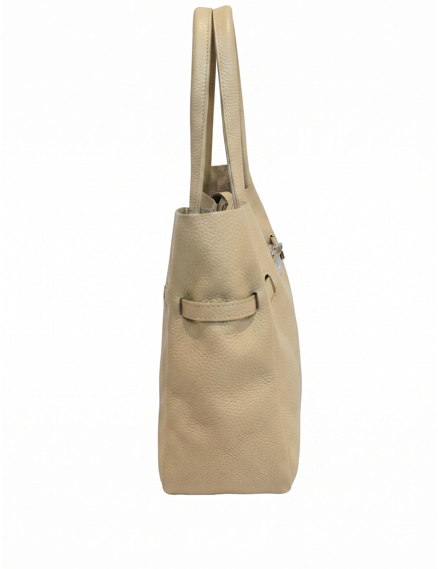 Borsa a Tracolla in Dollaro Leather Giallo