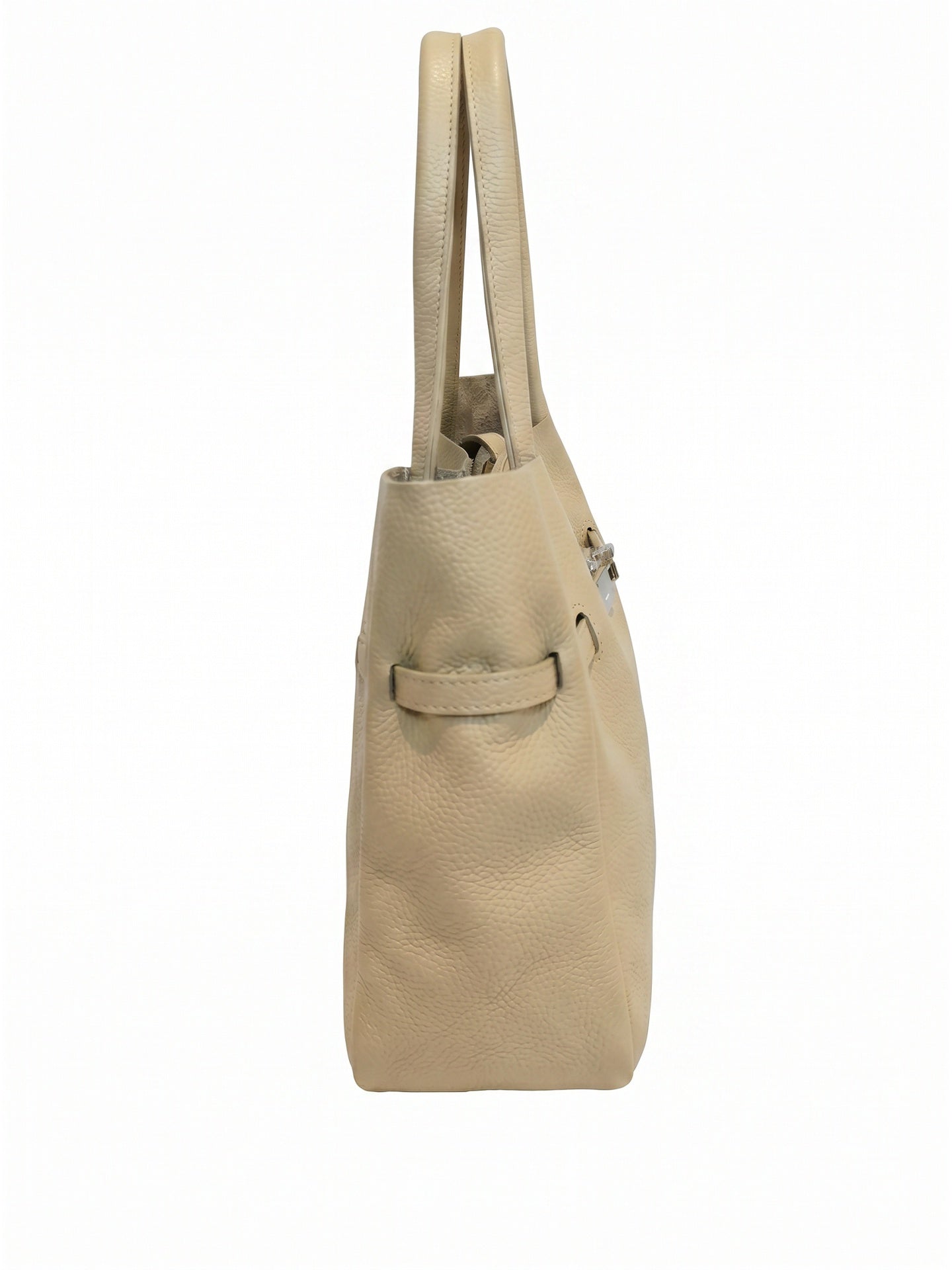Borsa a Tracolla in Dollaro Leather Giallo