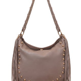 Borsa a Spalla in Dollaro Leather Rosa