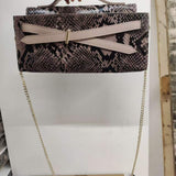 Borsa a Tracolla in Dollaro Leather Rosa